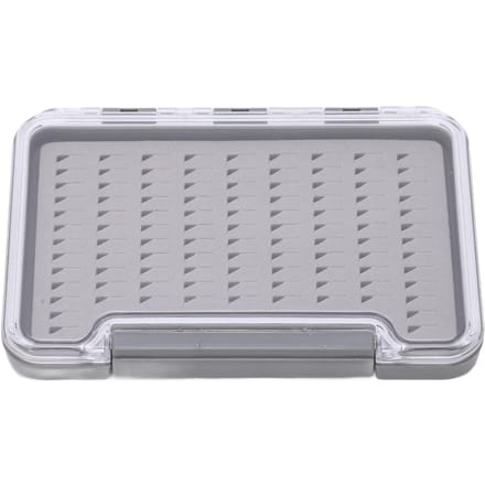 Vliegvismandje Waterdicht Schokbestendig Draagbaar Vliegenbox voor Vliegvissers Triangular Hole gray