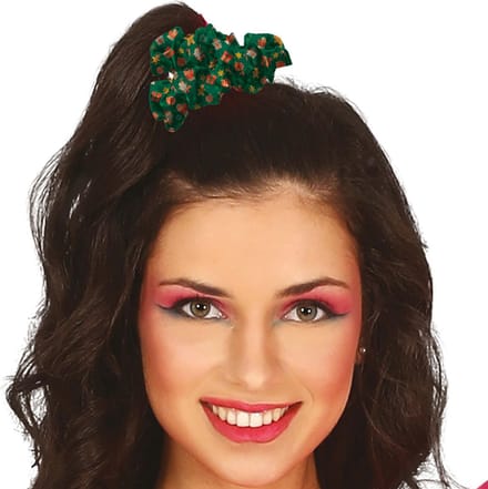 Fiestas Guirca - Haarelastiek Christmas groen