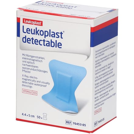 Leukoplast® Detectable Vingertop 4,4 cm x 5 50 Pleister