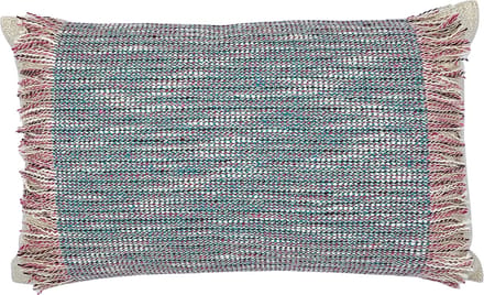 Lavandoux - Sierkussen - Geweven Kussen met Franje - Multi - 30 x 50 cm