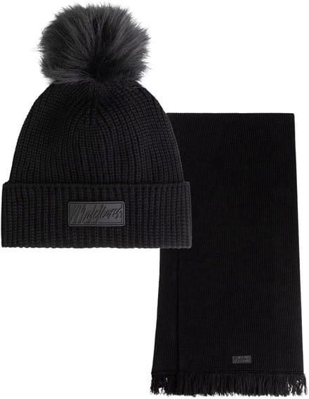 Malelions Knitted Beanie en Sjaal Set Dames