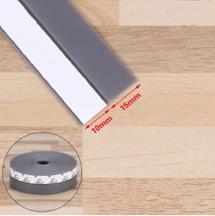Knaak Tochtstrip - Zelfklevend - Deur - 1 m x 25 mm - Grijs - 1 stuk