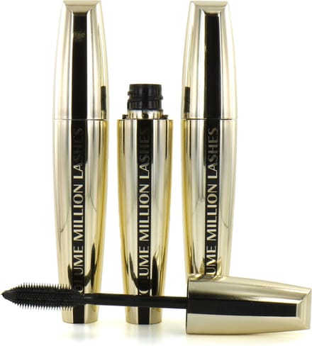 L'Oréal Paris Volume Million Lashes Mascara - Volume Mascara - Zwart - 3 Stuks - Voordeelverpakking