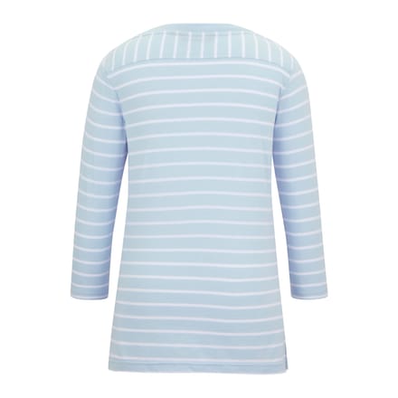 Regatta Dames/Dames Baylette II Gestreept T-shirt (Hemelsbreed/Wit)