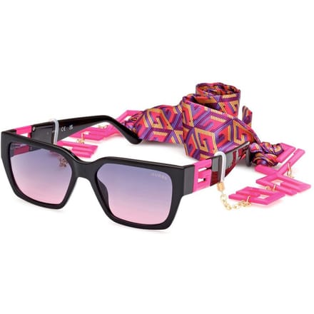 Guess Unisex Zonnebril Gu7916 74t Black/55-16-145