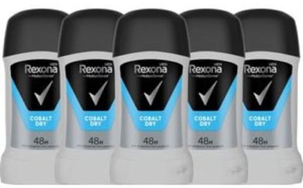 Rexona Men Motion Sense Cobalt Dry Deodorant - 5 x 50 g