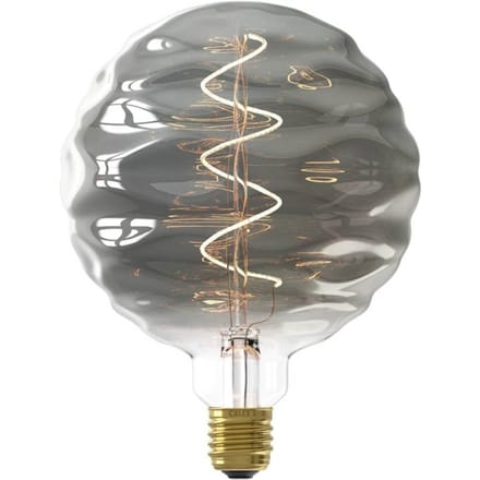 Calex Bilbao XXL Titanium - E27 LED Lamp -  Filament Lichtbron Dimbaar - 4W - Warm Wit Licht