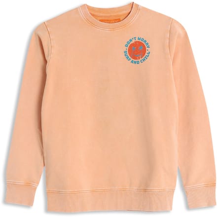 4PRESIDENT Sweater jongens - Mock Orange - Maat 128 - Jongens trui
