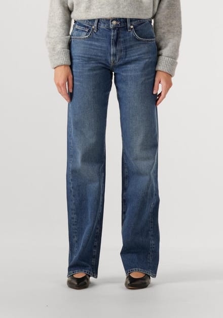 7 For All Mankind Tess Trouser Explorer Jeans Dames - Broek - Blauw - Maat 25
