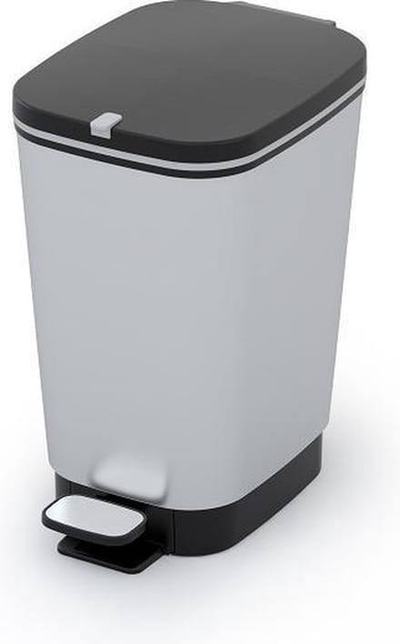 Keter Pedaalemmer Chic Bin - Kunststof - Zwart - 18x27x30cm - 10l