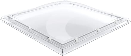 Domelite lichtkoepel dubbelwandig- helder 0500 x 0500 mm
