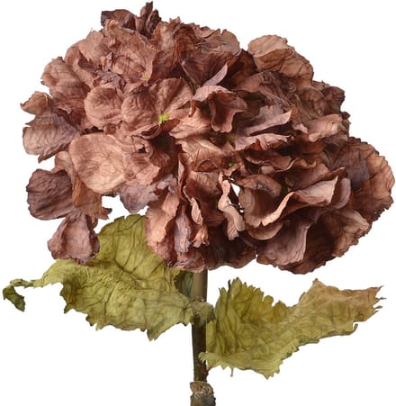 Clayre & Eef Kunstbloem Hortensia 55 cm Paars Kunststof