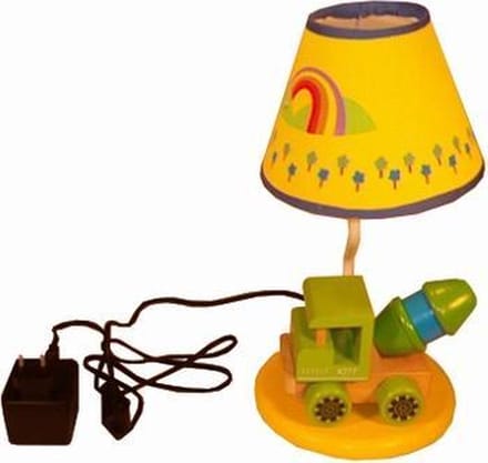 Playwood - Houten Kinderlamp Auto; inclusief 1 lamp