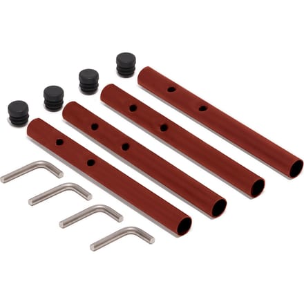 Richard Lampert Verlengstangen voor Eiermann tafelframes - kort (standaard) - oxidrot RAL 3009