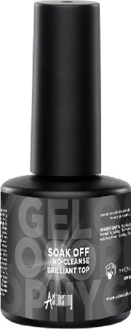 Astonishing Gelosophy Soak Off No-Cleanse Brilliant Top - 15ml