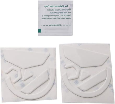 Muisvoetjes Vervanging - Glide Stickers - Soepeler Glijden - PTFE Materiaal - 0.6 mm Dikte - Wit