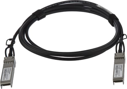 StarTech.com MSA Compliant SFP+ Direct-Attach Twinax Cable - 2 m (6.6 ft.) - 10GBase direct attach cable - 2 m - black - Zwart - 2m