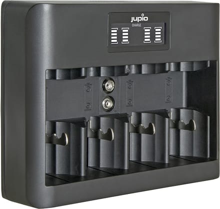 Jupio USB All-in-One Charger (AA/AAA/C/D/9V) LCD