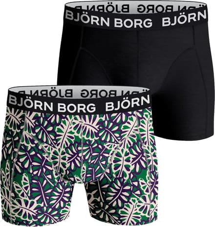 Björn Borg Cotton Stretch boxers - heren boxers normale lengte (2-pack) - multicolor