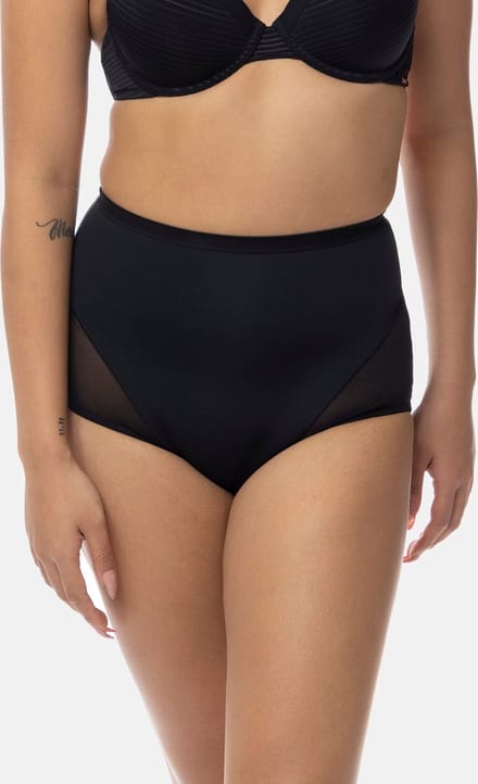 Corrigerende taille slip dames - Medium Control - Buik corrigerende naadloze shapewear - Zwart / S