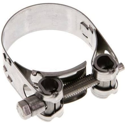40 - 43 mm Slangklem van Rvs 304 met een 18 mm band - Norma