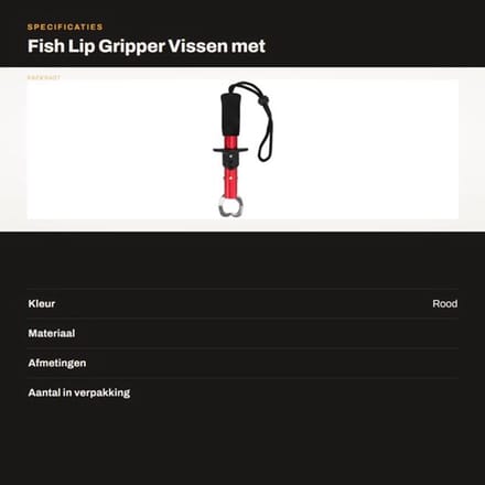 Dailygoods- Fish Gripper met Polsband - Roestvrij Staal