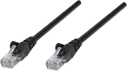 Intellinet 343350 RJ45 Netwerkkabel, patchkabel CAT 6 U/UTP 5.00 m Zwart 1 stuk(s)