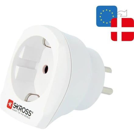 Skross 1.500232-E Reisstekker CA EU to DEN