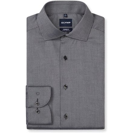 OLYMP Luxor Overhemd, Modern Fit, Royal Kent, Zwart