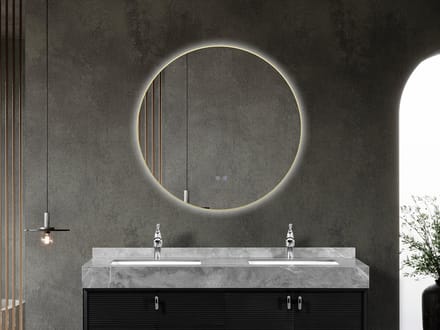 Mawialux LED Badkamerspiegel - Linde - 90cm - goud