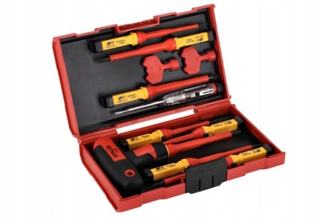 Stalco Elektricien Schroevendraaierset 12 Delig CrV 1000V VDE GS