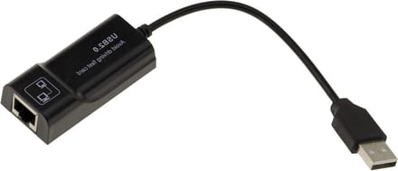 Netwerkadapter USB - LAN Ethernet Adapter - Oude Laptop Verbinden - 100 Mbps Snelheid - Compact Formaat