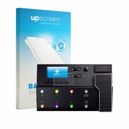 upscreen - Screenprotector voor Line 6 POD Go Wireless - Folie Beschermfolie transparant antibacterieel