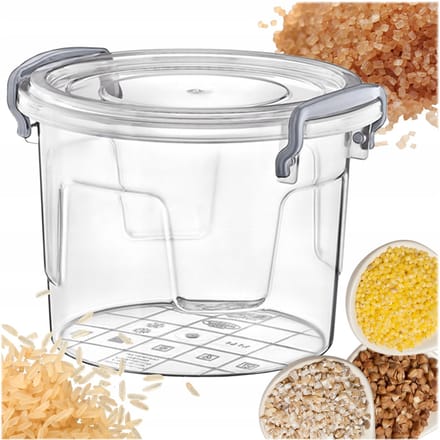 MULTI BOX 1,1L Ronde Voedselcontainer met Handvatten
