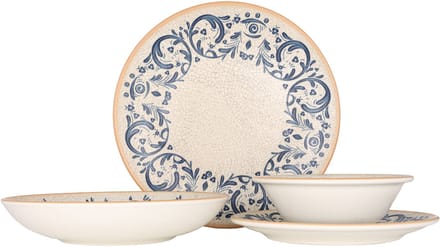 Bonna Serviesset (Medium) - Viento - 24 delig - 6 persoons - Porselein
