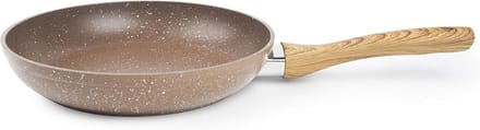 Koekenpan 20 cm Forged Aluminium Antiaanbak met Houtlook Handvat