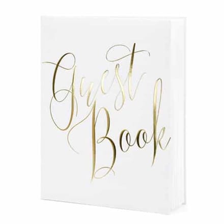 Gastenboek White & Gold