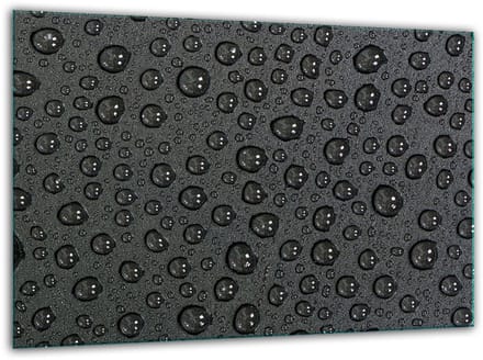 TMK ArtDeko Serie - Geharde Glazen Snijplank - 30x22 cm - Druppelontwerp
