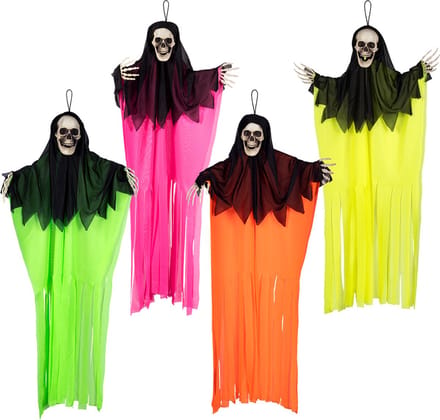 Boland - Decoratie Skelet neon spook (L) - Horror - Horror