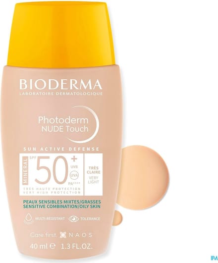 Bioderma Photoderm Nude Ip50+ Heel Licht 40ml