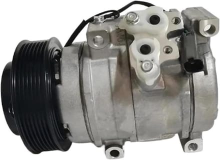 Airco Compressor - Koelpomp Auto - Rijcomfort Verhogen - Met Koppeling - 12V - Zwart