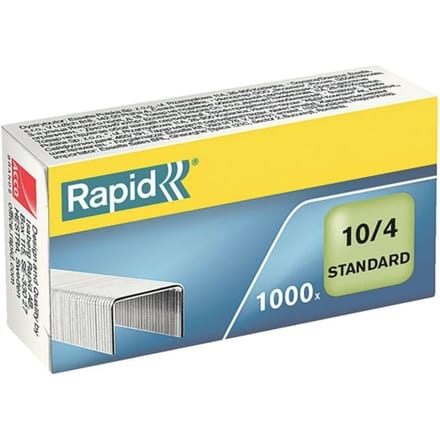 Rapid Standard Gegalvaniseerd Nietjes Nr. 10 - 1000 Nietjes