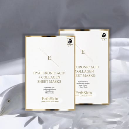 2x Hyaluronzuur en Collageen Masker - 3 vellen