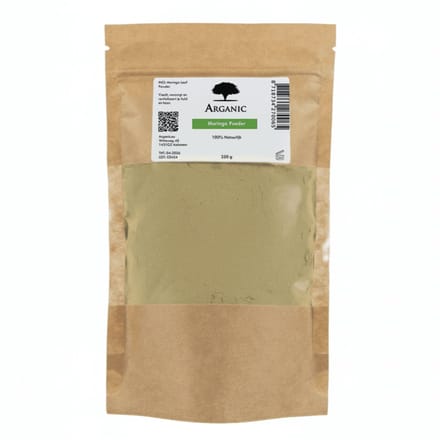 Moringa Poeder - 250 gram - 100% Natuurlijk - Voor Voeding, Huid & Haar
