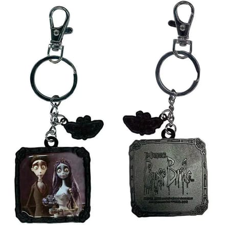 Corpse Bride Metal Keychain Wedding 7 cm