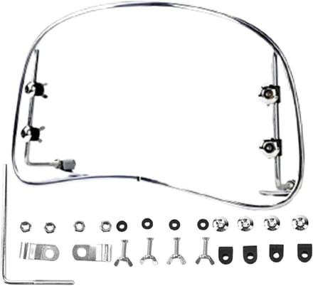 Motorfiets Voorruit - Windscherm Scooter - Bescherming Rijden - Hoge Sterkte PC - 39x22 cm - Transparant
