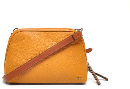 Berba | Chamonix | Crossbodytas | Dames | Leer | Curcuma