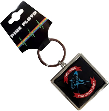 Pink Floyd - First In Space Sleutelhanger - Zwart