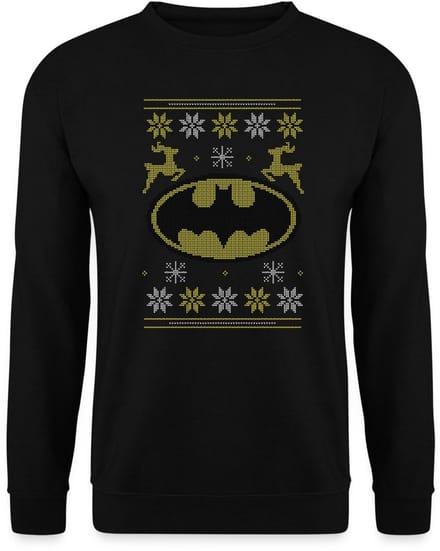 Batman Logo Lelijke Kersttrui Sweater Heren