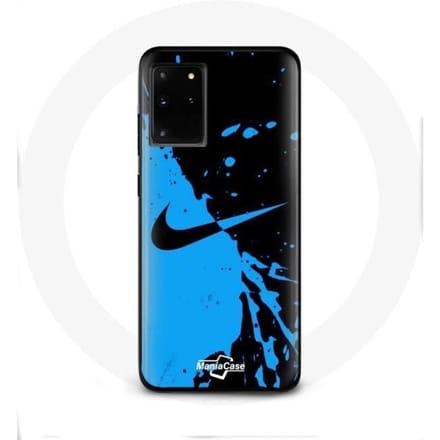 Coque - Nike - Samsung Galaxy S11 Plus - Souple - Bleu et Noir - Protection noir